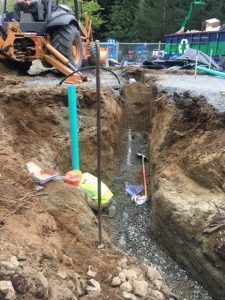 sewer line repair excavation Kirkland, WA