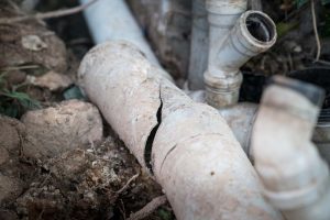 collapsed sewer line