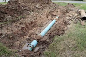 traditional sewer line excavation and repair